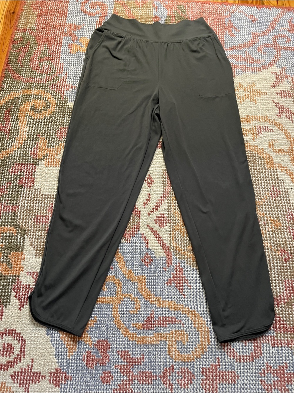 Soma 24/7 High Waist Jogger Green Size M Lounge Travel Pant EUC